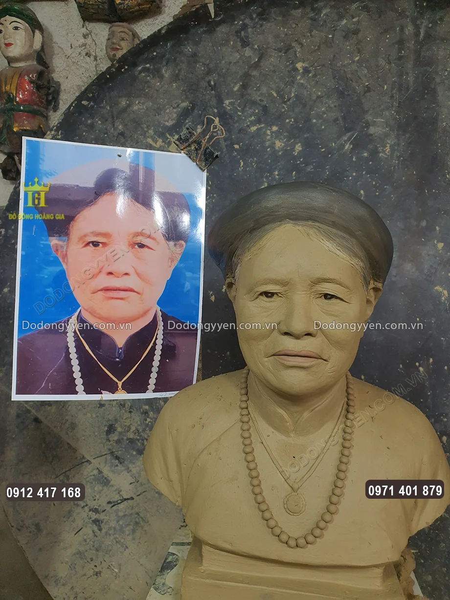Mẫu đất cụ b&agrave; được tạo sắc n&eacute;t giống ảnh gia chủ cung cấp